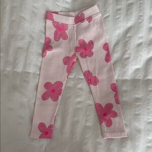Zara Pink Floral Kids Leggings